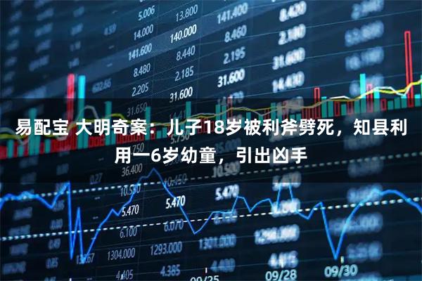 易配宝 大明奇案：儿子18岁被利斧劈死，知县利用一6岁幼童，引出凶手